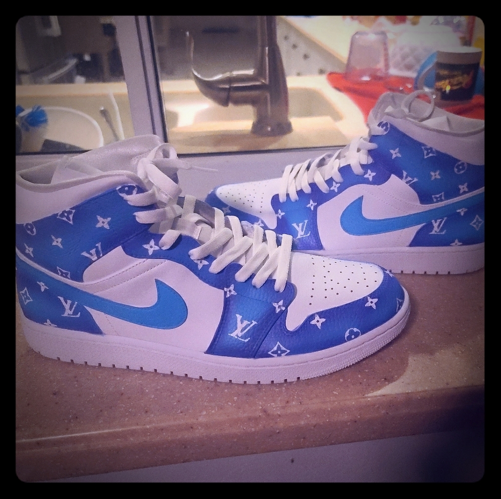 Custom LV Jordans